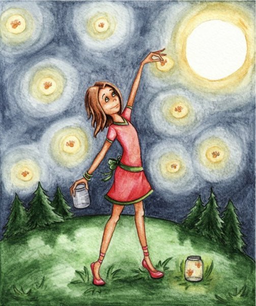 Звездочка Зухра иллюстрация