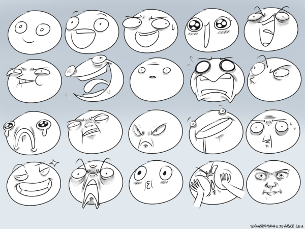 Эмоции для рисования