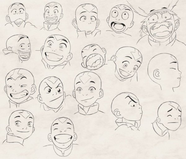 Аватар Легенда об Аанге эмоции персонажей