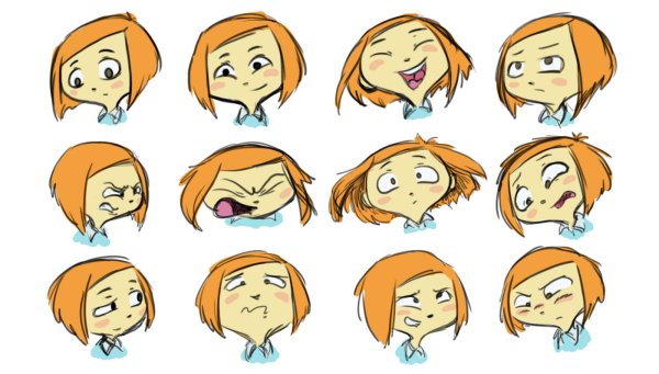 Мультяшные эмоции