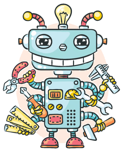 Робот помощник мультяшный
