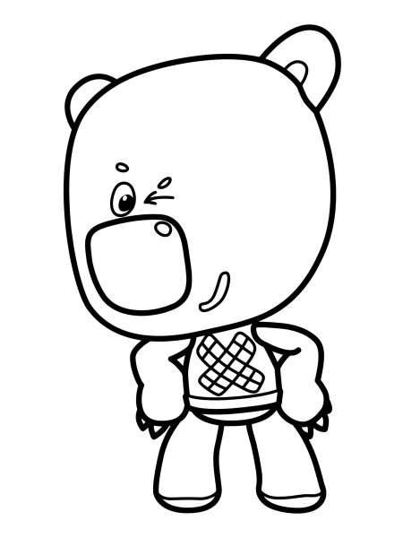 Раскраска Мимимишки