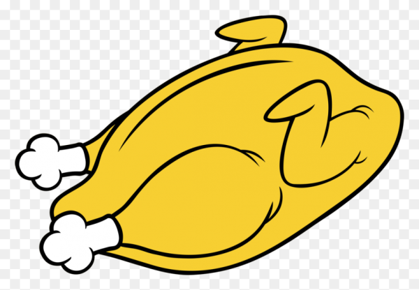 Жареная курица мультяшная