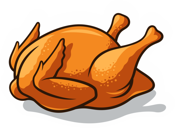 Мультяшка жареная курица