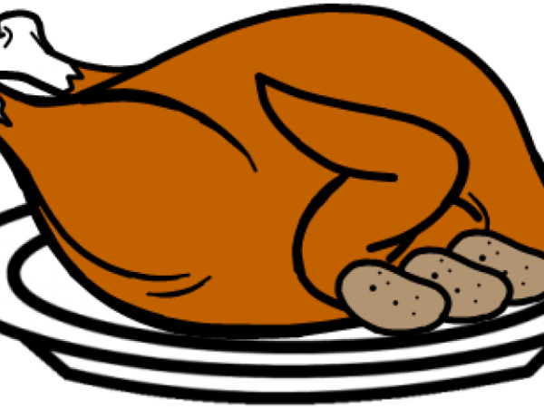 Жареная курица мультяшная