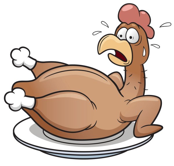 Жареная курица из мультика