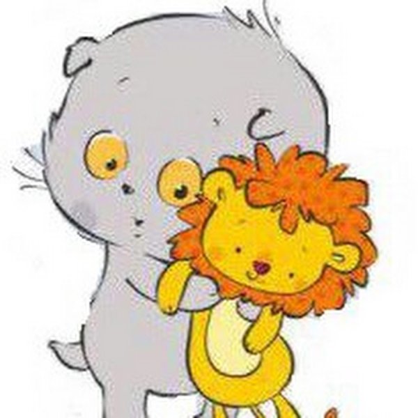 Кот Басик нарисованный