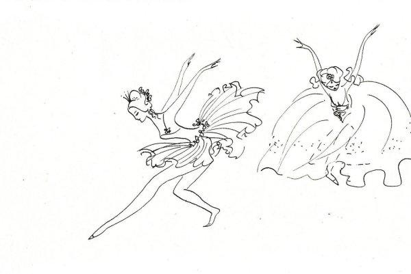 Рисунки Нади Рушевой балет