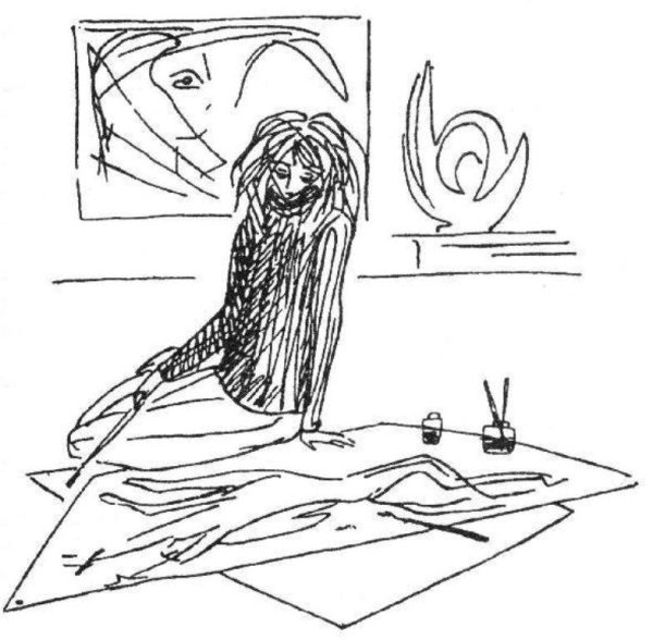 Художница Надя Рушева