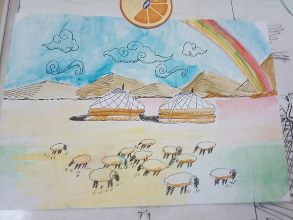 Бурятия в рисунках детей