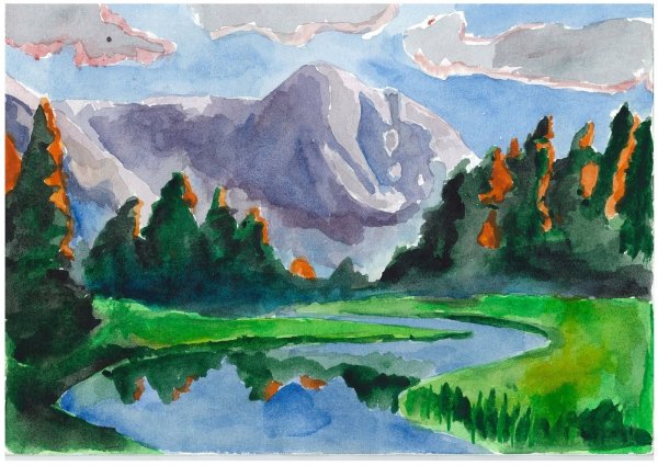 Рисунок на тему природа Бурятии