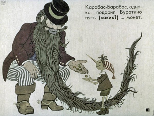 Карабас барабас портрет