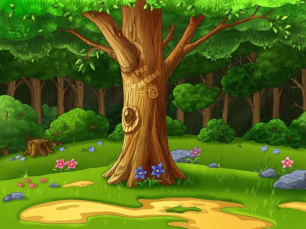 Лес из сказки