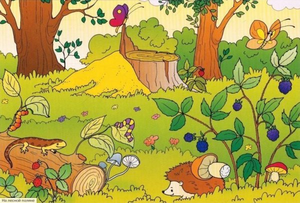 Картина на Лесной Поляне для детей
