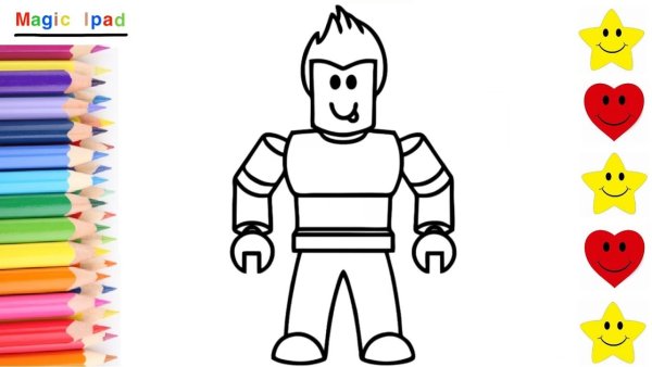 Рисунки РОБЛОКСА для срисовки