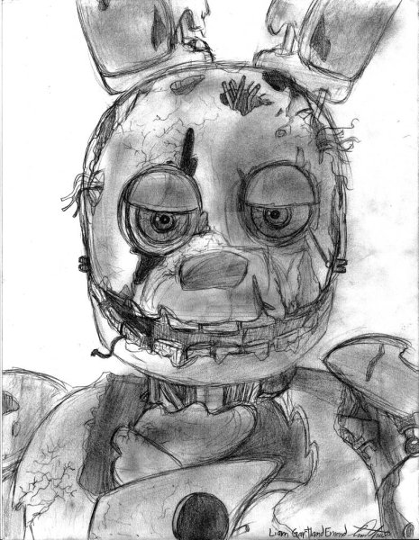 Спринг трап карандашом