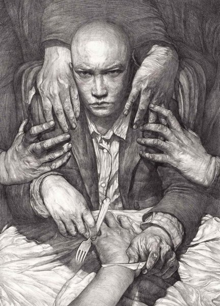 Страшные рисунки психически больных