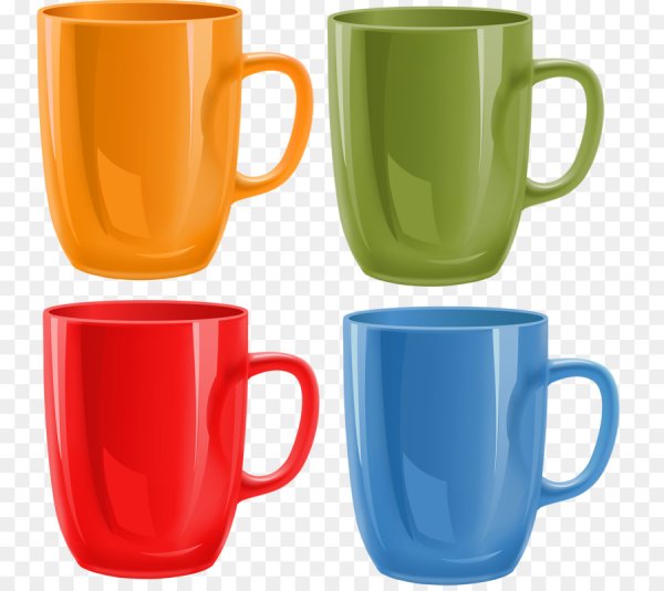 Кружки нарисованные