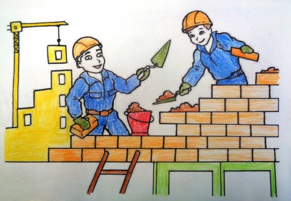 Профессия Строитель для детей
