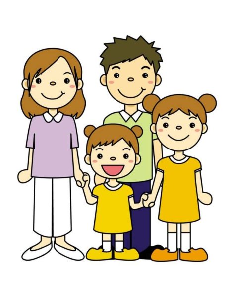 Рисунок семьи на английский язык