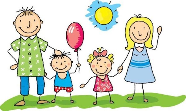 Рисунок семьи детский