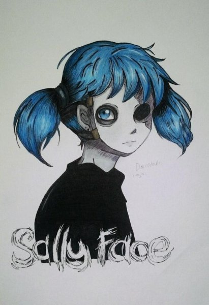 Салли фейс для срисовки