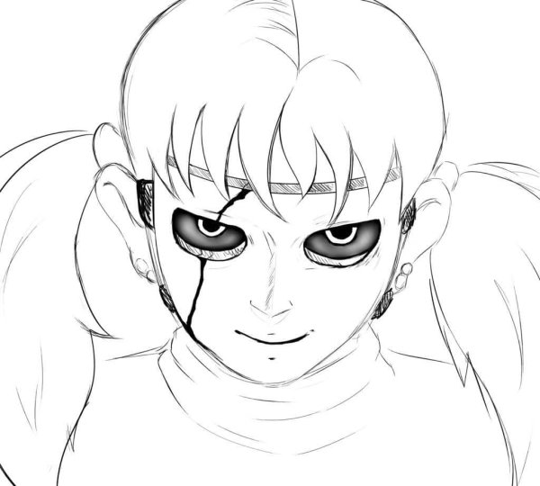 Салли фейс для срисовки