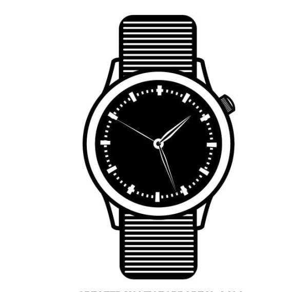 Трафарет часы наручные