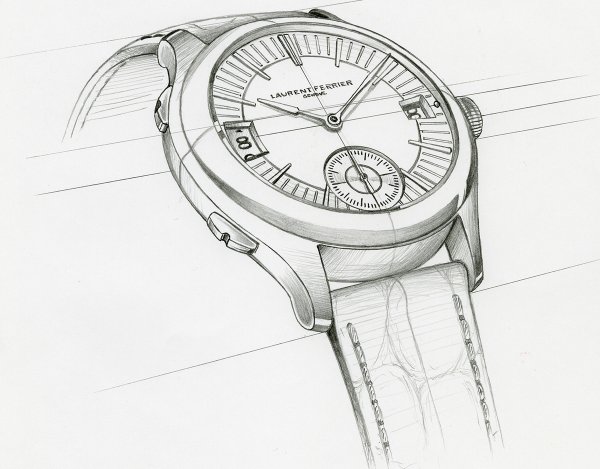 Часы наручные набросок