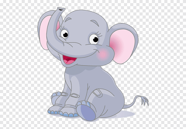 Слонёнок мультяшный