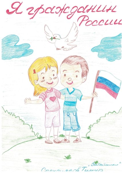 Конкурс рисунков я гражданин России
