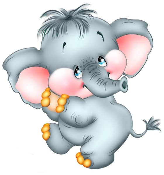 Слонёнок мультяшный