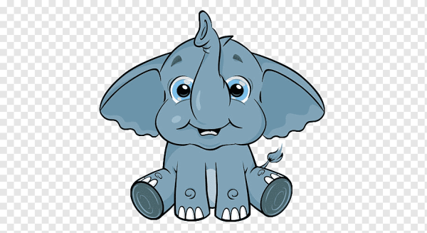 Слонёнок мультяшный