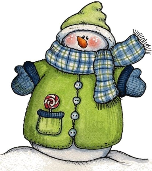 Новогодние отрисовки для скрапбукинга