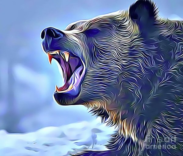 Медведь рисунок