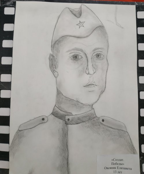 Нарисовать лицо солдата