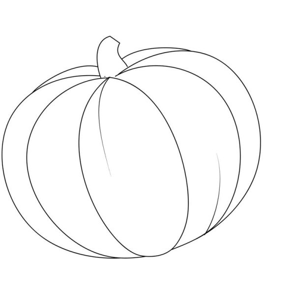 Тыква раскраска для детей