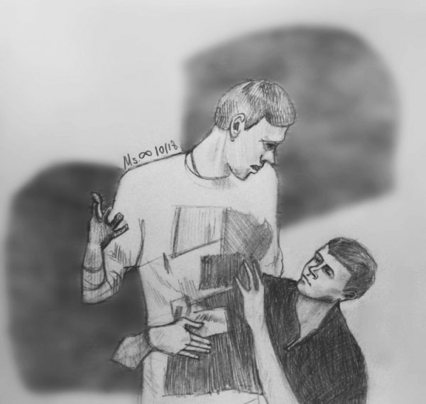 Антон Шастун и Арсений Попов арт