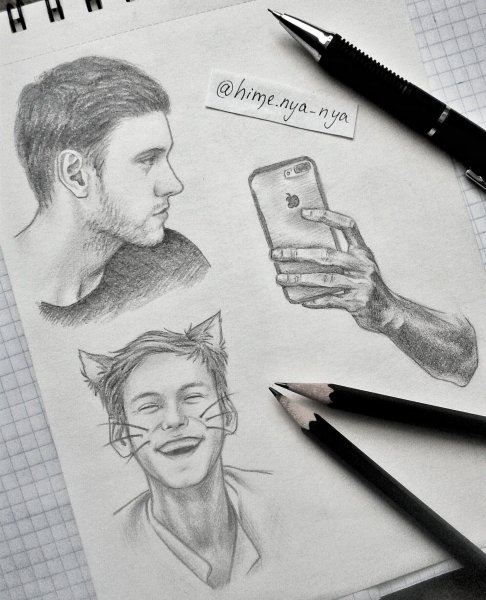 Антон Шастун рисунок