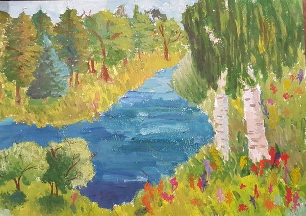 Рисунок мой родной край