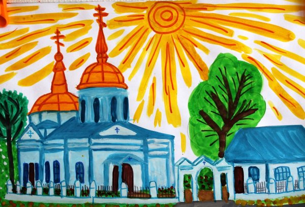 Рисунок на тему моя малая Родина