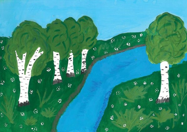 Рисунок мой родной край