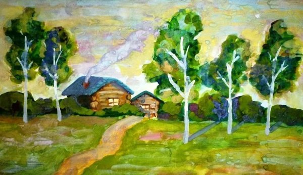 Рисунок на тему природа