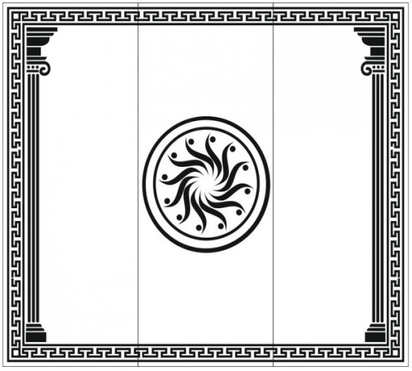 Древнегреческий орнамент Меандр