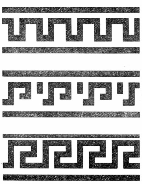 Меандр в архитектуре Греции