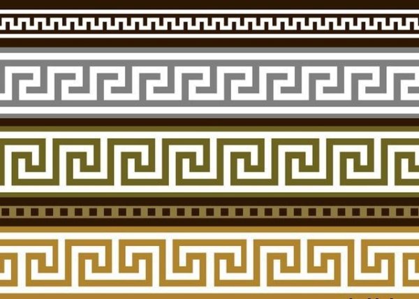 Древнегреческий орнамент Меандр