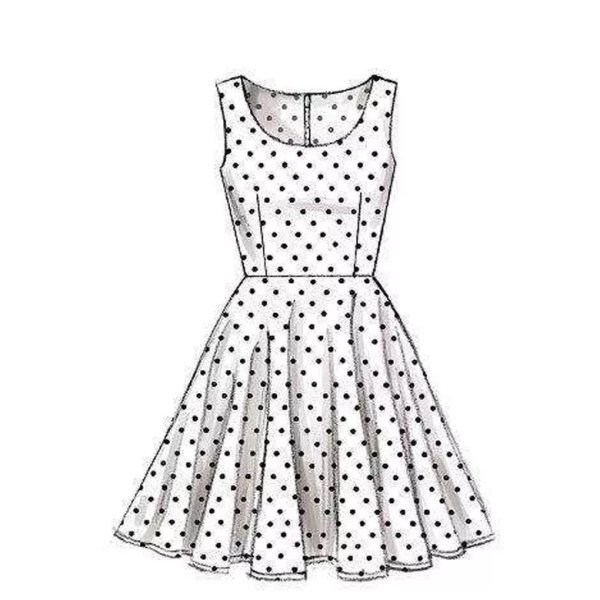 Нарисовать платье