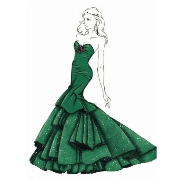 Эскизы платьев