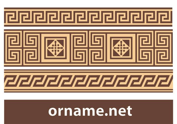 Пальметта орнамент древней Греции