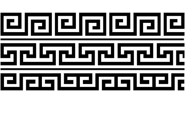 Греческий узор Меандр